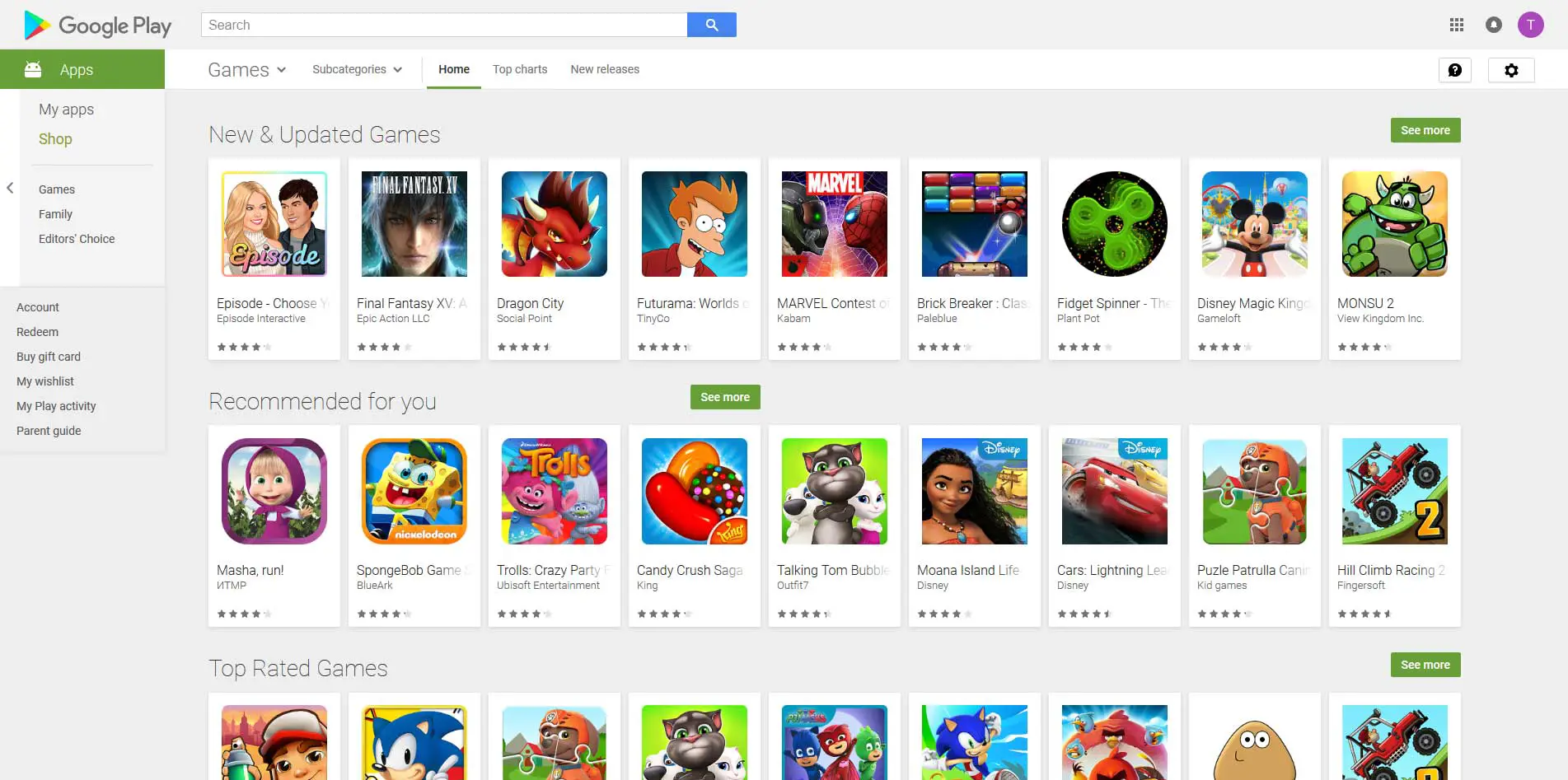 download free games form google