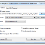CDBurnerXP burn-iso