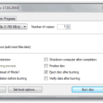 CDBurnerXP burnoptions