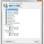 CDBurnerXP disc-information