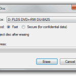 CDBurnerXP erase-disc