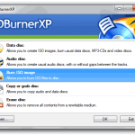CDBurnerXP startup