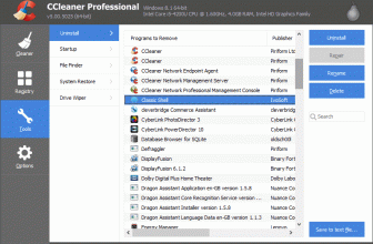 CCleaner Professional screenshot