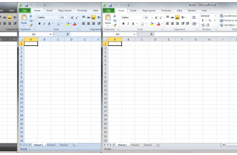 Microsoft Excel 2010 Three Themes