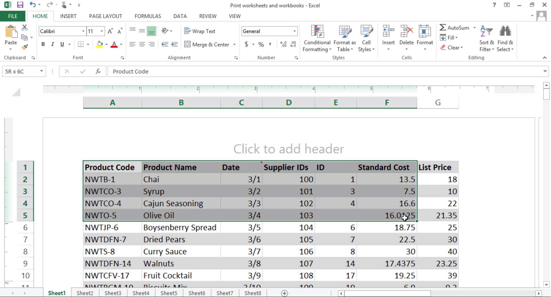 microsoft excel 2013