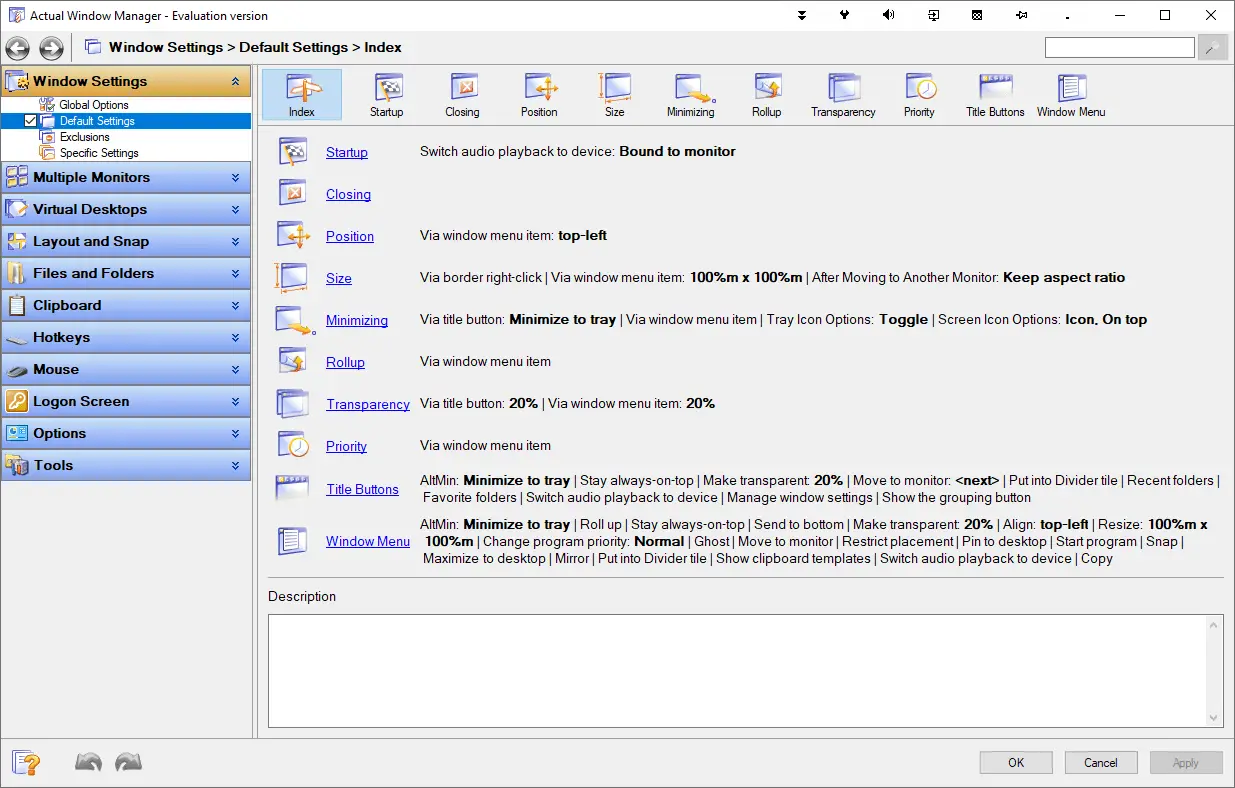 Actual Window Manager 8.15 free instal