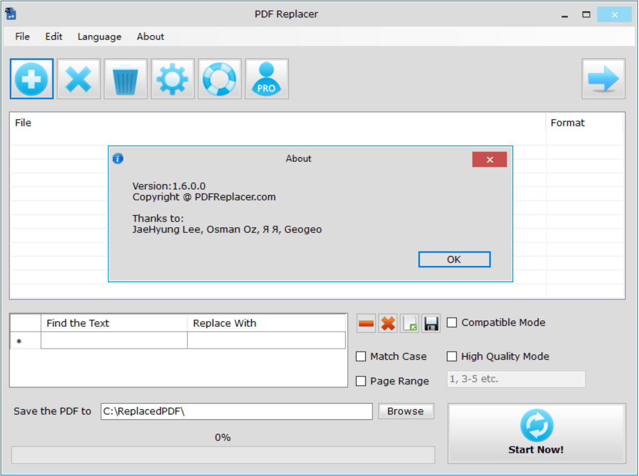 PDF Replacer Pro 1.8.8 downloading