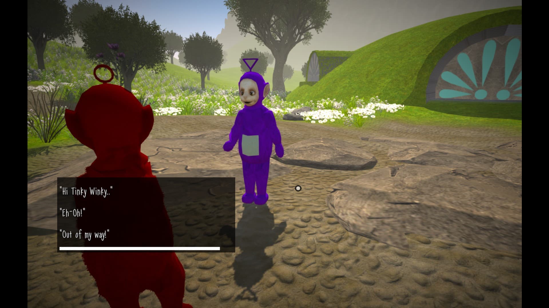 TELETUBBIES IS EVIL NOW!  Tinky Winky Plays Slendytubbies 3 Part 1 