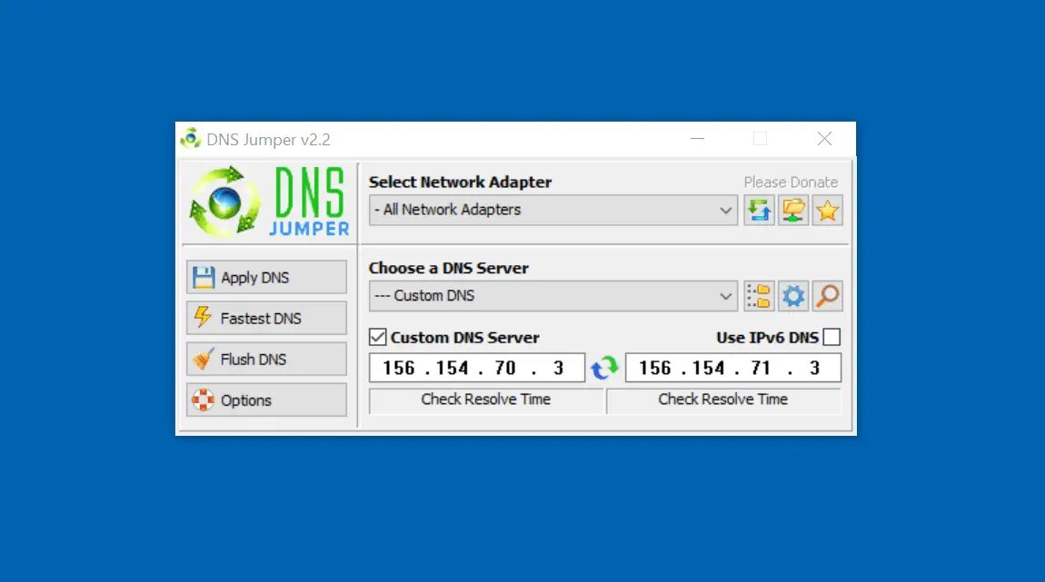instal DNS Jumper free