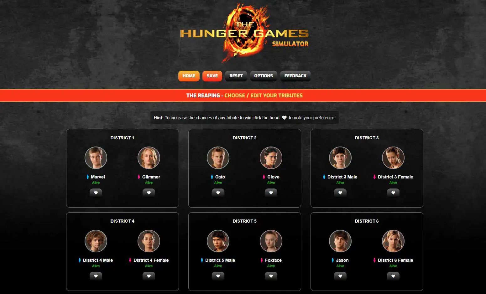 The Hunger Games Simulator Download
