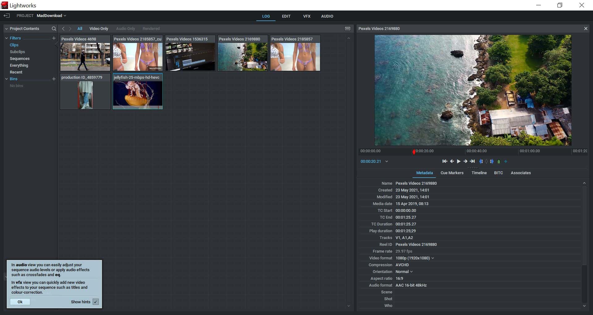 minimum requirements for lightworks video editor