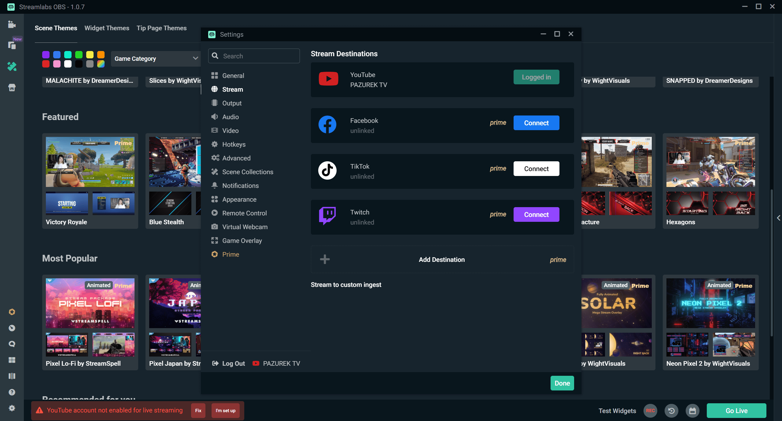 Streamlabs OBS 1.3.1