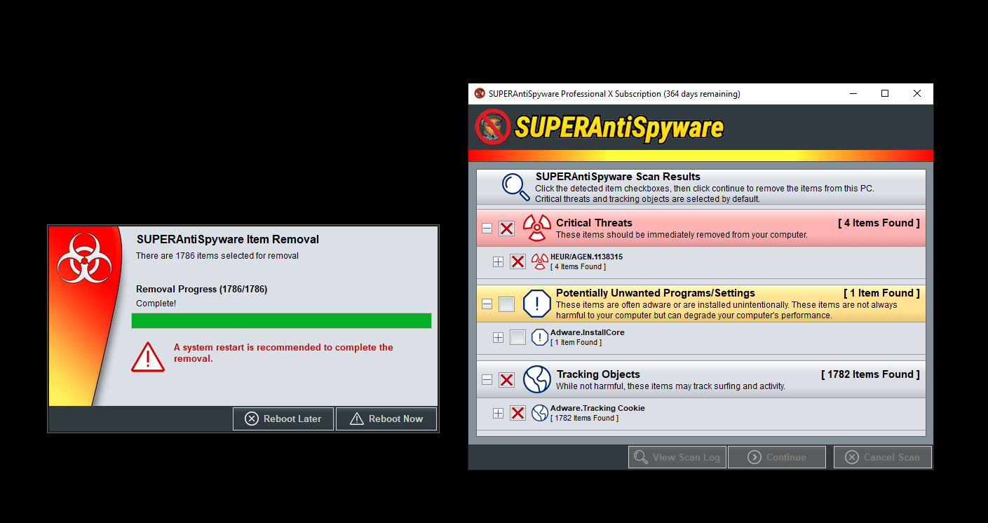 download the new SuperAntiSpyware Professional X 10.0.1254