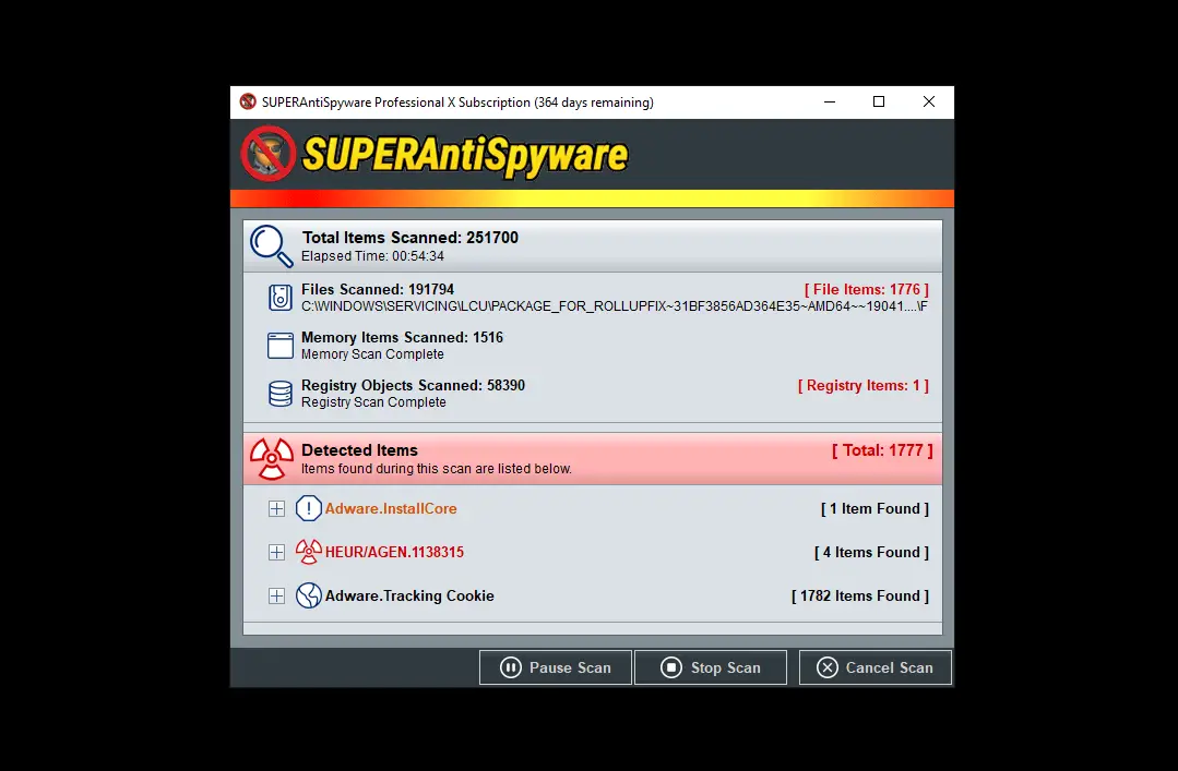 SuperAntiSpyware Professional X 10.0.1254 free instal