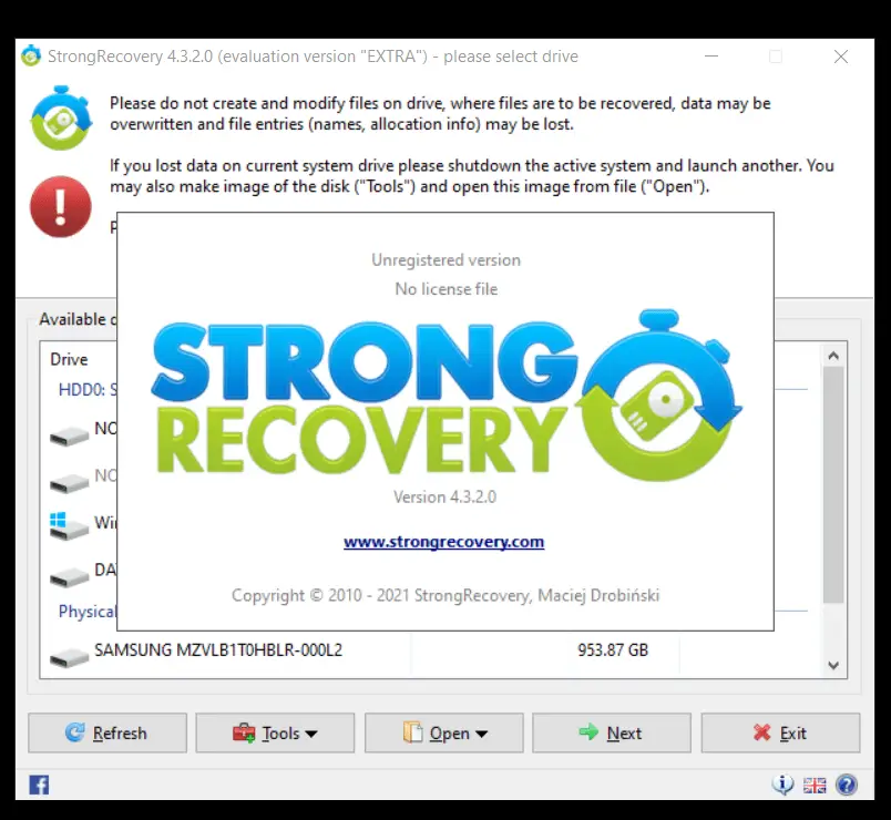 StrongRecovery 4.4.3.0
