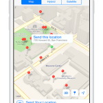 WhatsApp location thumb iphone 5