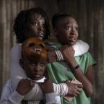 (clockwise from left) Jason Wilson (Evan Alex), Adelaide Wilson (Lupita Nyong’o) and Zora Wilson (Shahadi Wright Joseph) in Us, written, produced and directed by Jordan Peele.
Photo Credit: Claudette Barius/Universal Pictures Us_2511_D010_00001R