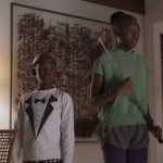 Zora Wilson (Shahadi Wright Joseph) and Gabe Wilson (Winston Duke) in Us, written, produced and directed by Jordan Peele. Us_2511_D023_00042