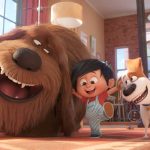 (from left) Duke (Eric Stonestreet), Liam and Max (Patton Oswalt) in Illumination’s The Secret Life of Pets 2, directed by Chris Renaud. The-Secret-Life-of-Pets-2-18 Credit: Illumination Entertainment and Universal Pictures