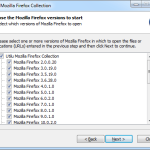 Utilu_Mozilla_Firefox_Collection_setup_specify_which_versions