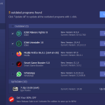 IObit Updater 4 – Main Screen