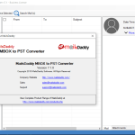 MailsDaddy MBOX to PST Converter -003